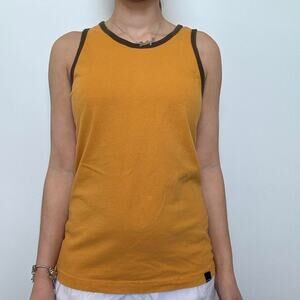 Old Navy Mustard Yellow Muscle Tank Top